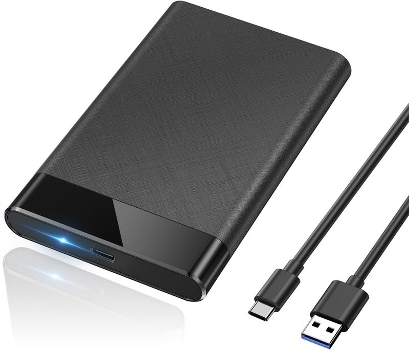 POSUGEAR حافظة قرص صلب خارجي 2.5 بوصة، 6Gbps USB C 3.1 Gen 2 إلى SATA III بدون أدوات لحافظة قرص صلب خارجي 7mm/9.5mm 2.5 بوصة SSD HDD مع UASP، متوافقة مع WD توشيبا سامسونج PS4 إكس بوكس - Image 1